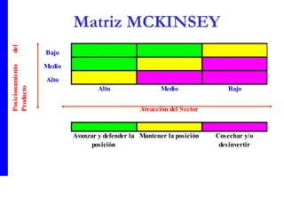 Matriz MCKINSEY 