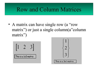Matrices | PPT