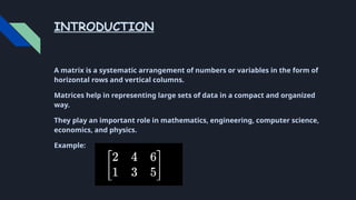 MATRICES AAKARSHITA SANDAL assignment.pptx