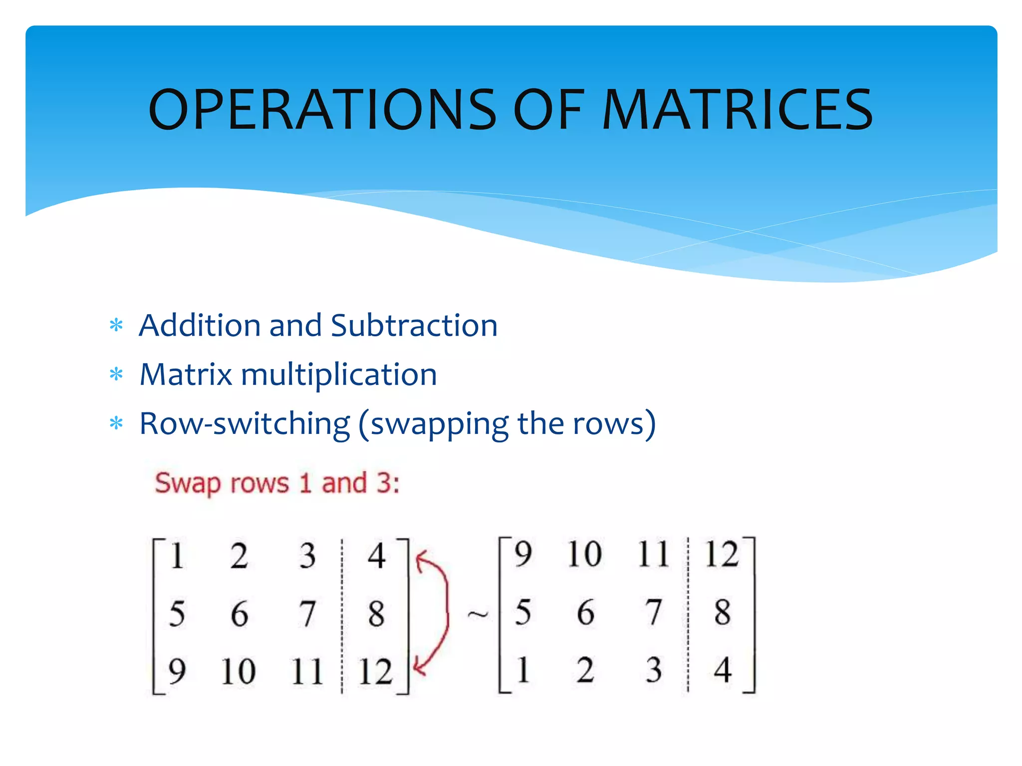 Matrices and its applications | PPTX | Physics | Science