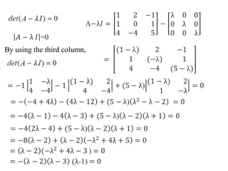 By using the third column,
 