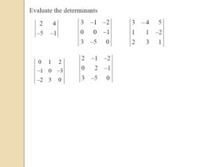 Matrices and Determinants | PPTX