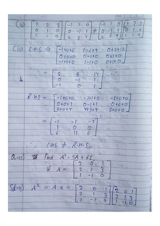 Matrices ex   3.2 [solved] ncert class 12th