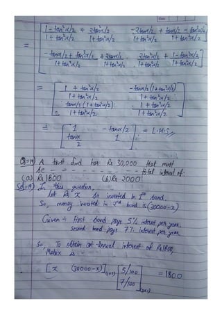 Matrices ex   3.2 [solved] ncert class 12th