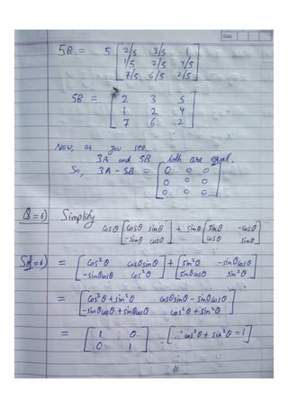 Matrices ex   3.2 [solved] ncert class 12th
