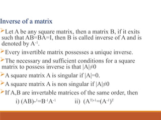 Matrices& Linear system of Equations.ppt