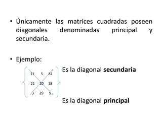 Matrices matematica | PPTX