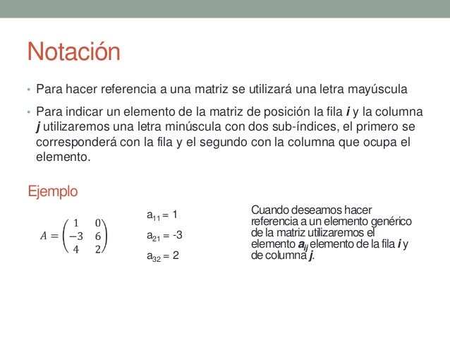 Matrices: sistemas lineales