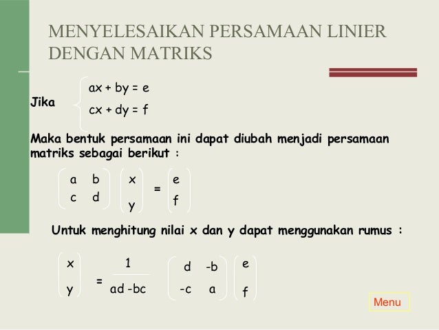 Matematika Teknik Matriks Matematika Teknik Matriks