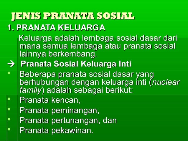 Pranata Sosial Sosiologi Pranata Sosial Sosiologi