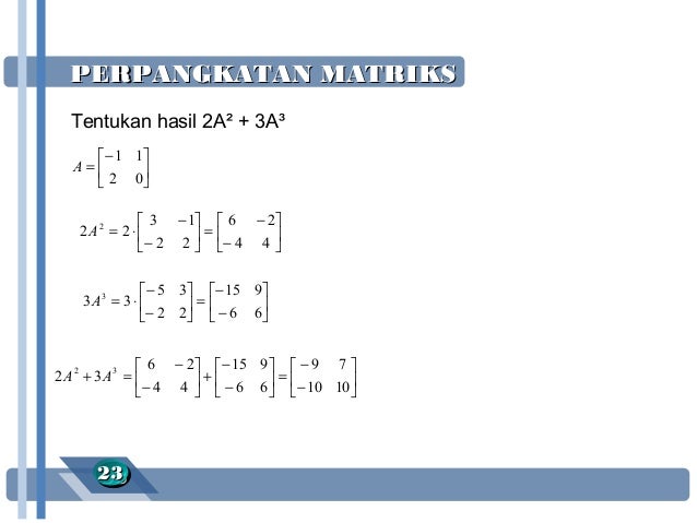 Determinan Dan Invers