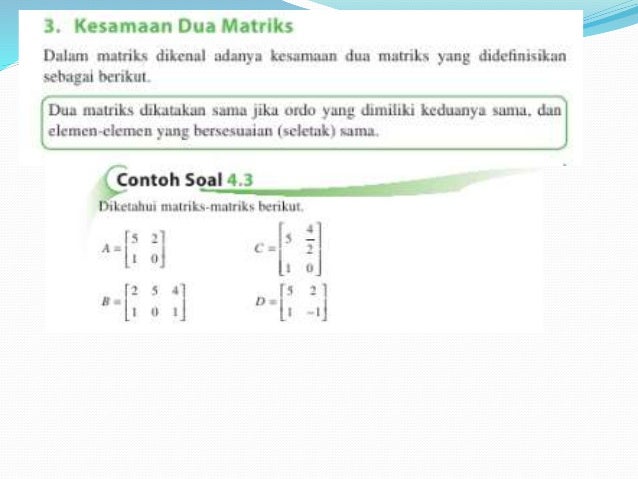 Matriks Smk Sma Kelas Xi