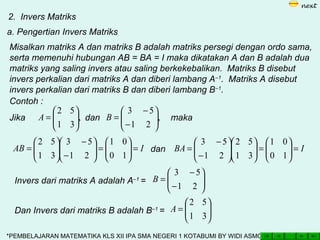 Matriks | PPT
