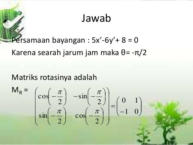 Contoh Soal Rotasi Searah Jarum Jam - Contoh Soal Terbaru