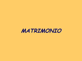 MATRIMONIO 