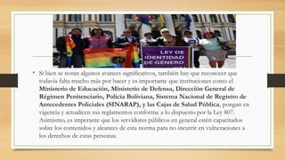 ¿Matrimonio igualitario en Bolivia? 2023