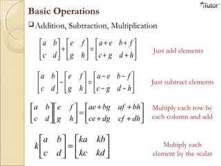 Linear Algebra and Matrix | PPT