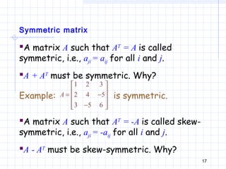 Matrix and Determinants | PPT
