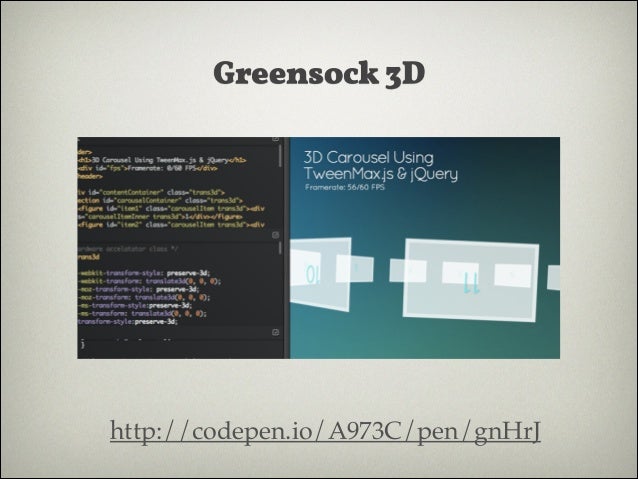 3d Carousel Slider Codepen
