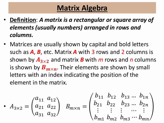 matrix definition