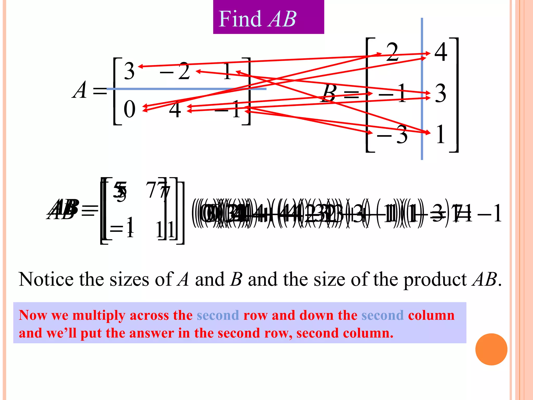 Matrix algebra | PPT