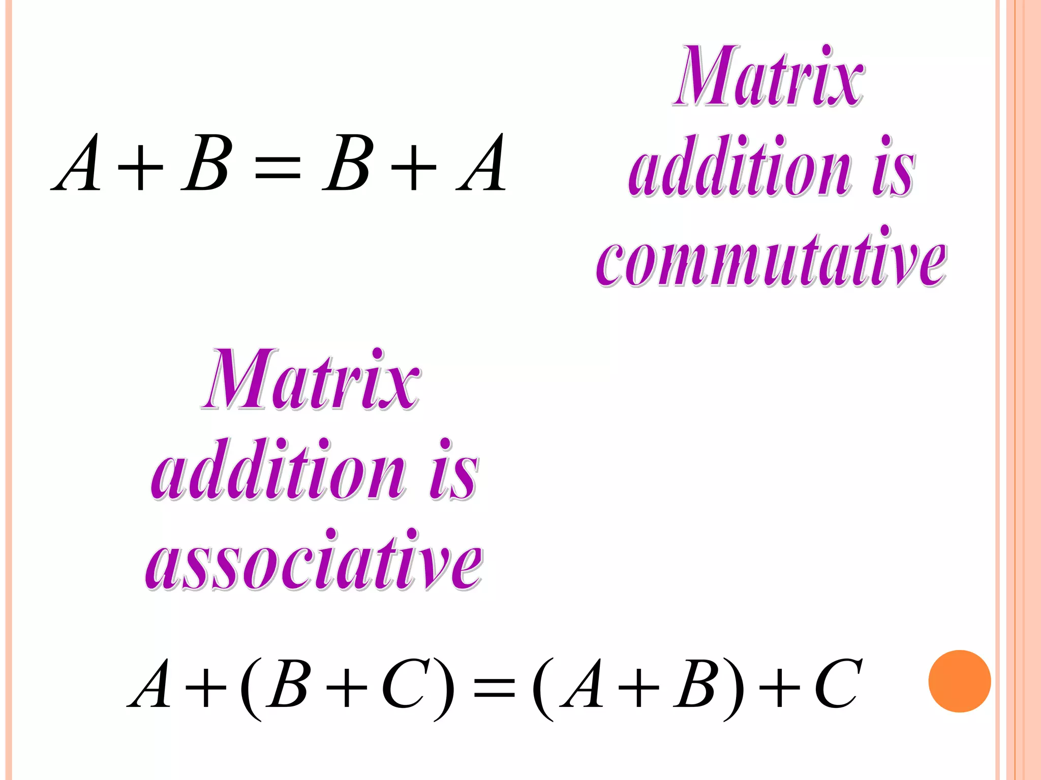 Matrix algebra | PPT