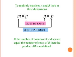 Matrix algebra | PPT