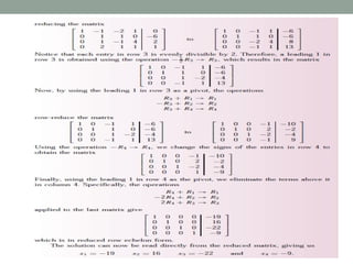 definition types operations properties application of matrices | PPT