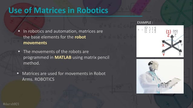 Application of matrices in real life and matrix | PPTX | Chemistry ...