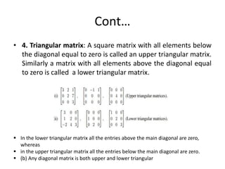 Brief review on matrix Algebra for mathematical economics | PPTX