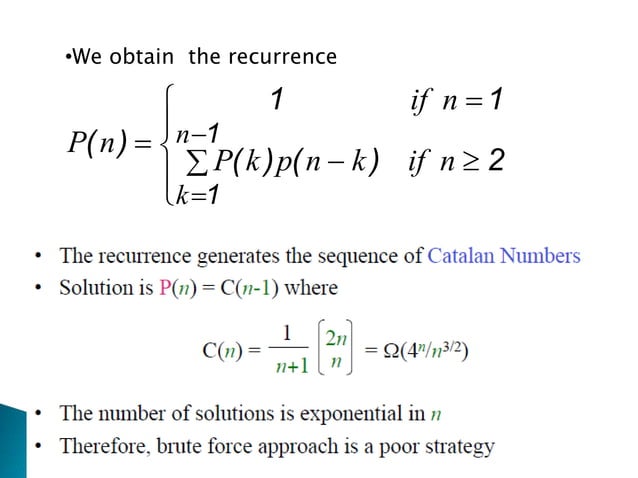 Matrix chain multiplication | PPTX