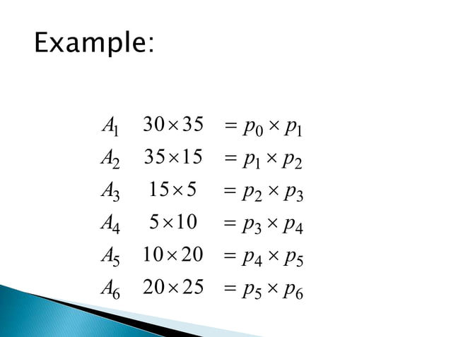 Matrix chain multiplication | PPTX