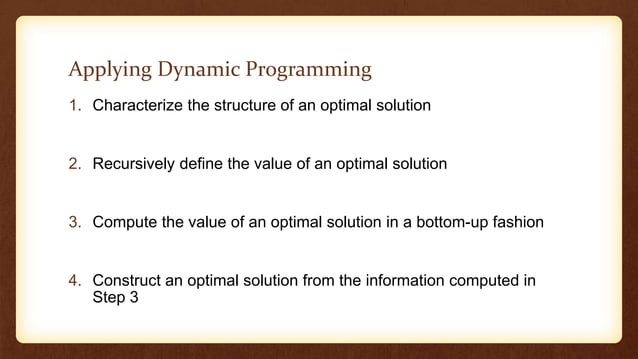 Matrix chain multiplication in design analysis of algorithm | PPTX