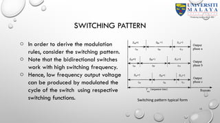 Matrix_Converter components working principle | PPTX