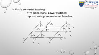 Matrix Conversion System Matrix_Converter components working principle | PPTX