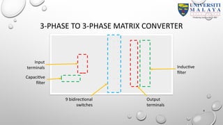 Matrix_Converter components working principle | PPTX