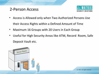 Matrix Security Solutions: COSEC - Access Control and Time-Attendance | PPT