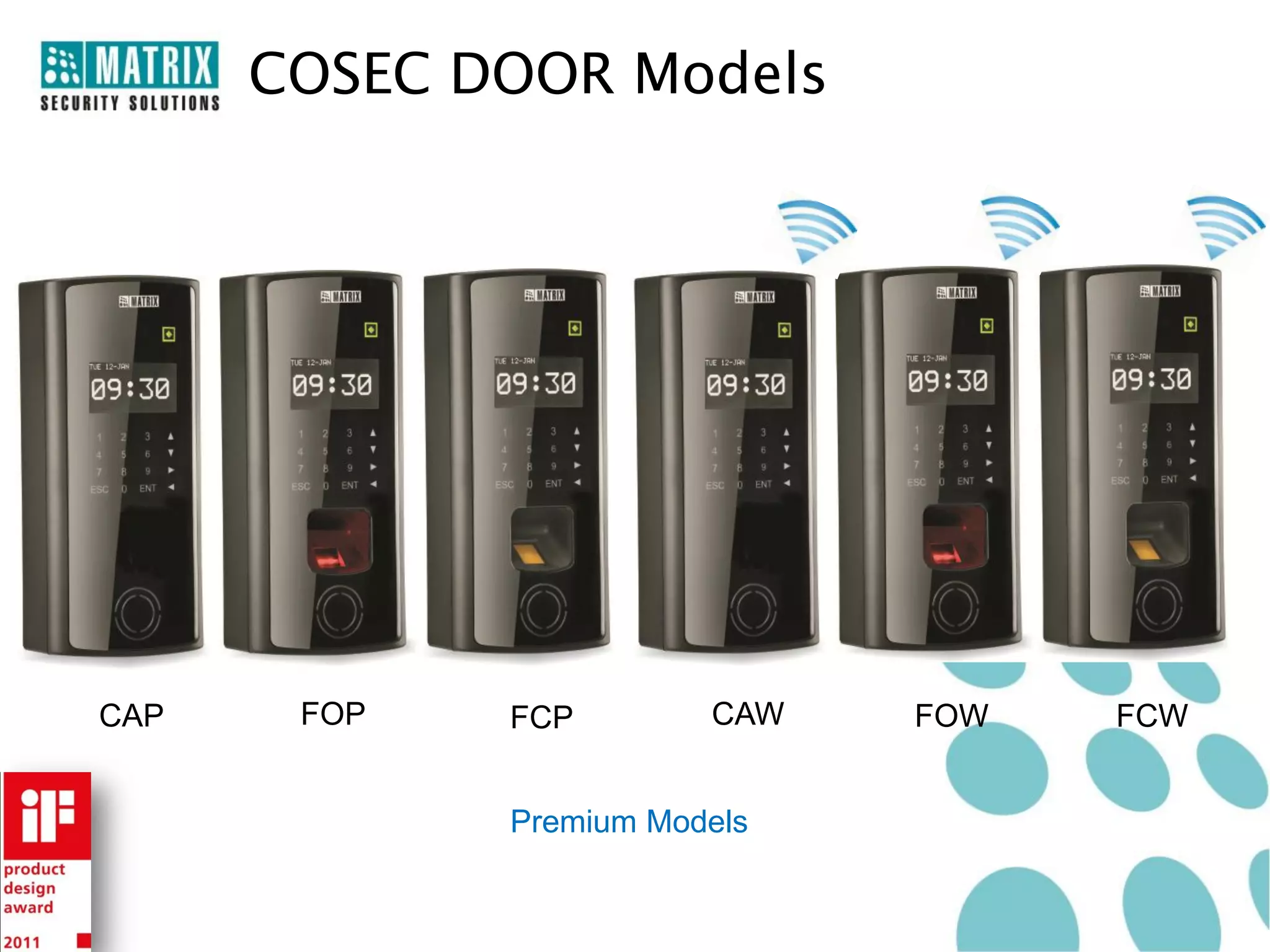 COSEC DOOR Models




CAP    FOP   FCP        CAW   FOW   FCW


             Premium Models
 