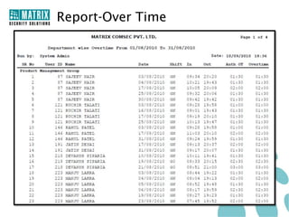 Report-Over Time
 
