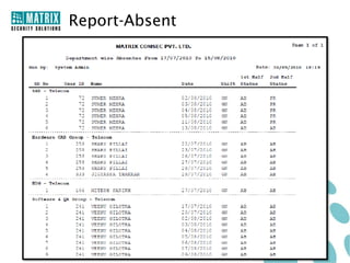 Report-Absent
 