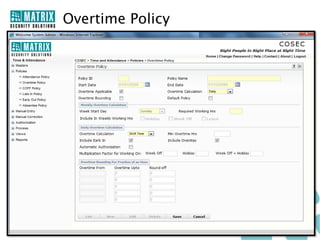 Overtime Policy
 