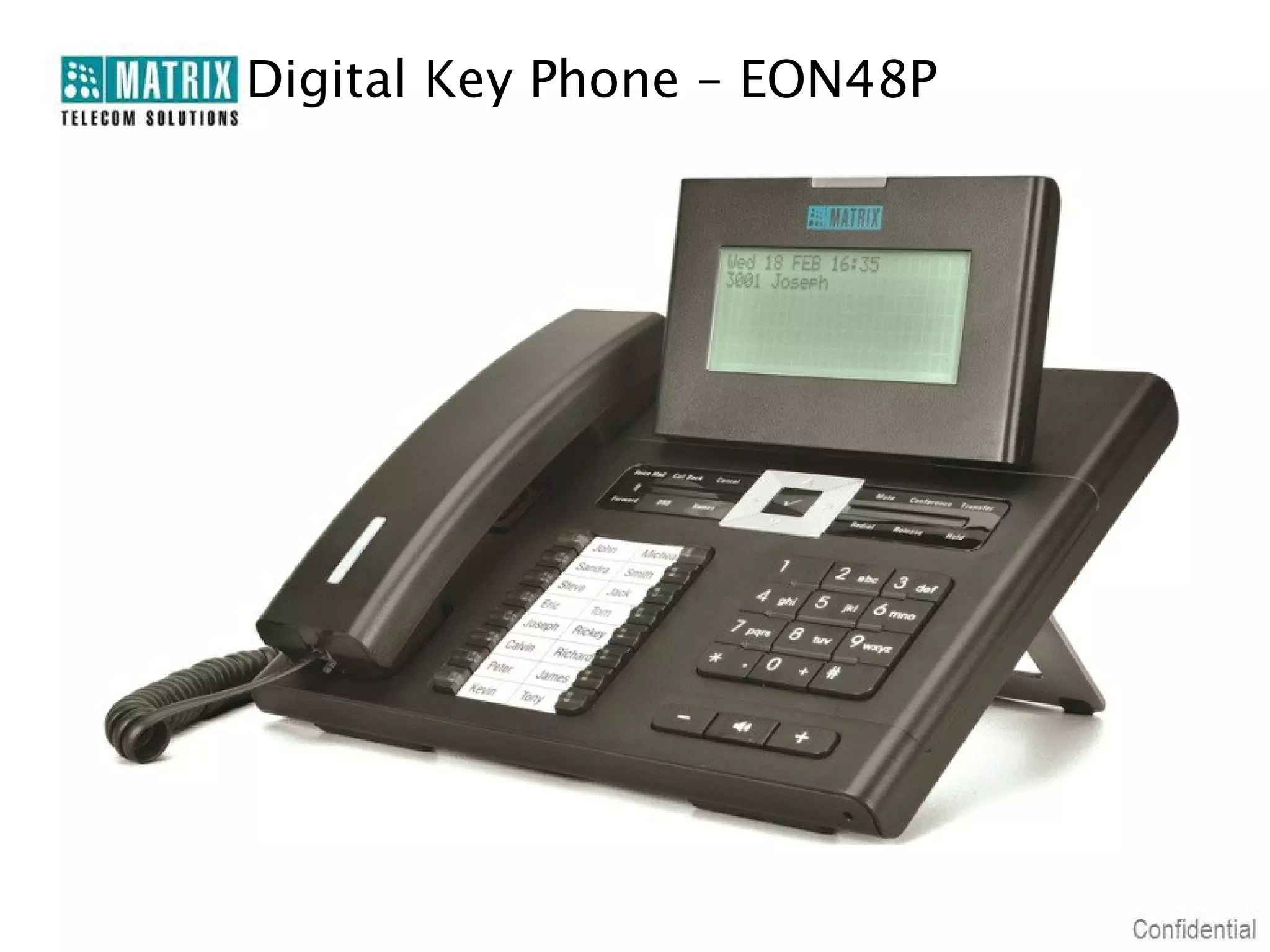 Digital Key Phone – EON48P
 