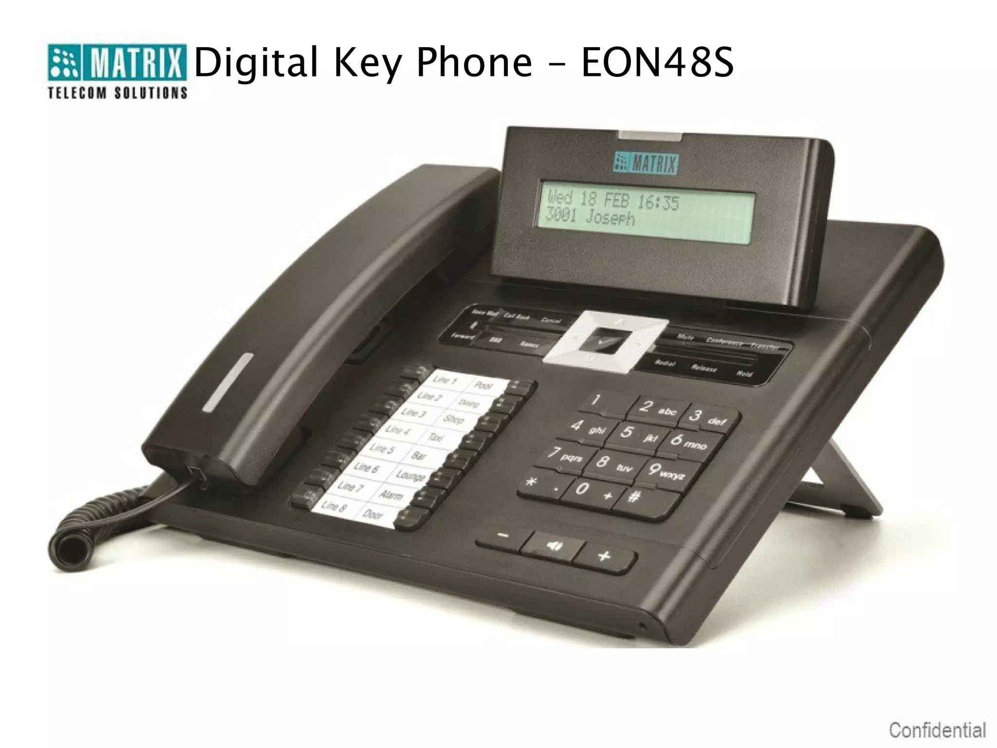 Digital Key Phone – EON48S
 