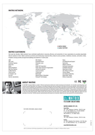 GATEWAY PRODUCTS CATALOGUE