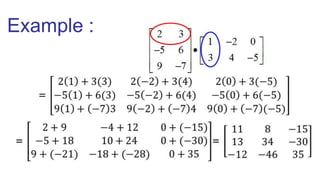 Matrix multiplication | PPTX