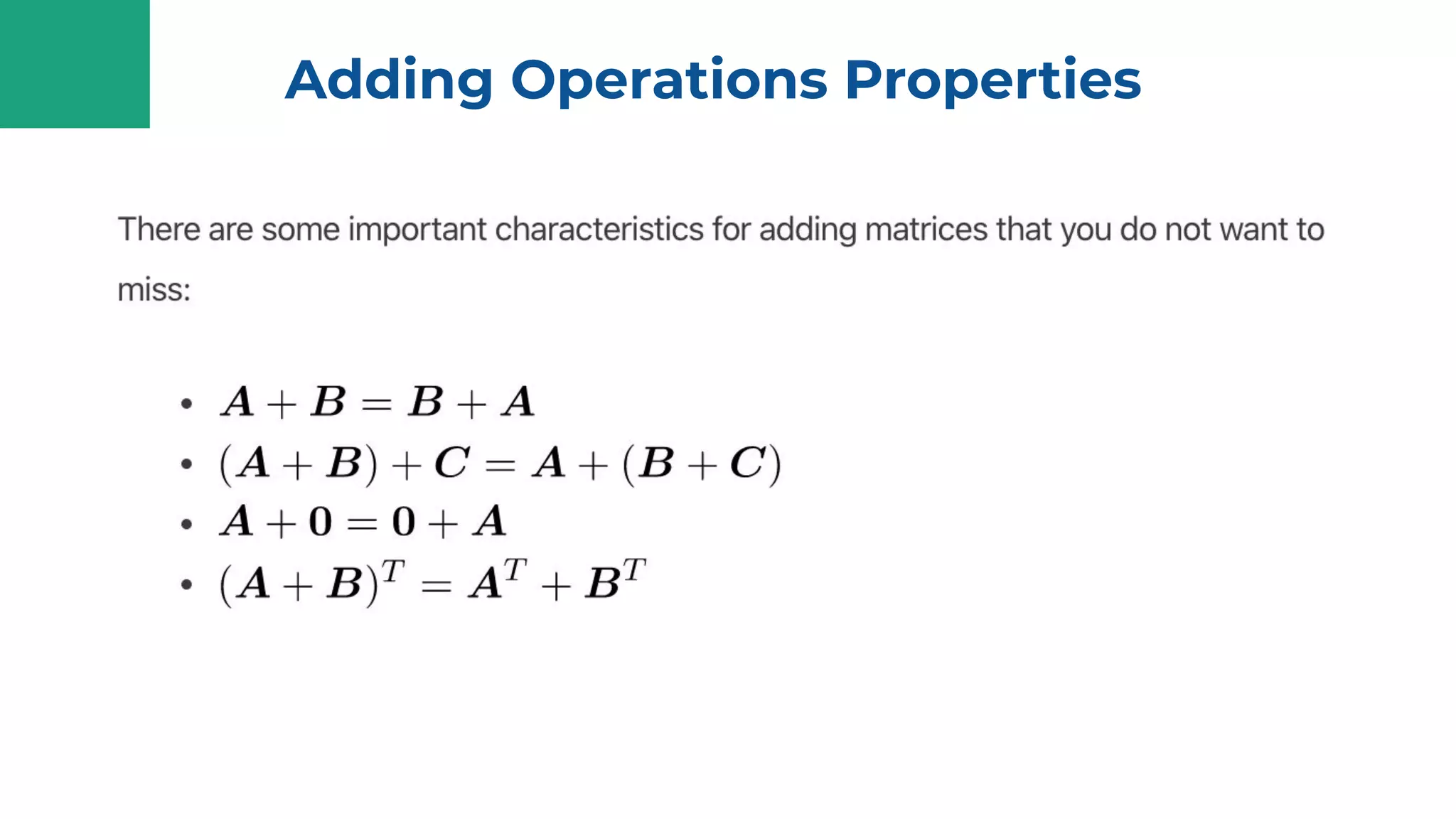 Matrix operations in practice using python | PDF