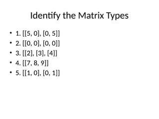 Matrix_Presentation.pptx for class 12 maths | PPTX