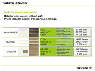compatibility matrix by hulsta studio