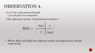 Matrix representation of graph | PPTX