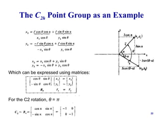 Matrix Representation of Symmetry Groups.ppt